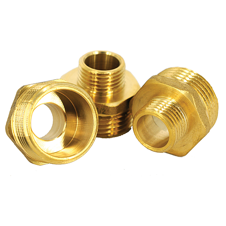 Niplu redus alama Ferro N12Z, diametru 1" x 1/2"