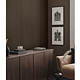 Panou decorativ Linea Acustic, 6 lamele, MDF, maro, interior, 265 x 24.5 x 2.2 cm