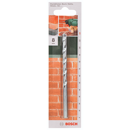 Burghiu Bosch, mandrina standard, pentru zidarie, 8x120 mm