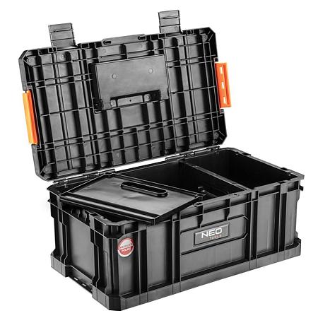 Cutie pentru scule si unelte modulara inchisa, sistem modular II, capacitate 26L, 53 x 31 x 29.5 cm Cutie pentru scule si unelte modulara inchisa, sistem modular II, capacitate 26L, 53 x 31 x 29.5 cm