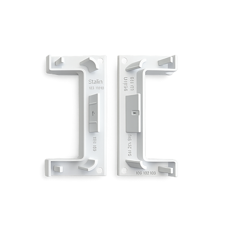 Set colt interior 45° Gola 8402, plastic, alb
