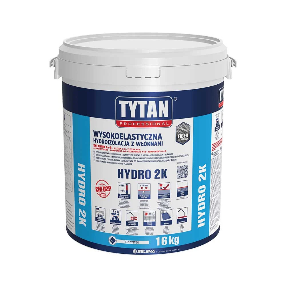 Hidroizolatie lichida Tytan Hydro 2K, elastica, 16 kg 2K