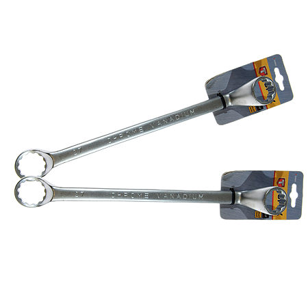 Cheie inelar-cotita, Topex 35D821, 24 x 27 mm, 340 mm
