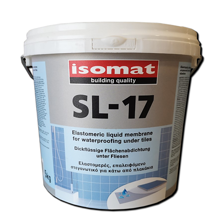 Hidroizolatie lichida Isomat SL-17, gri, 5 kg