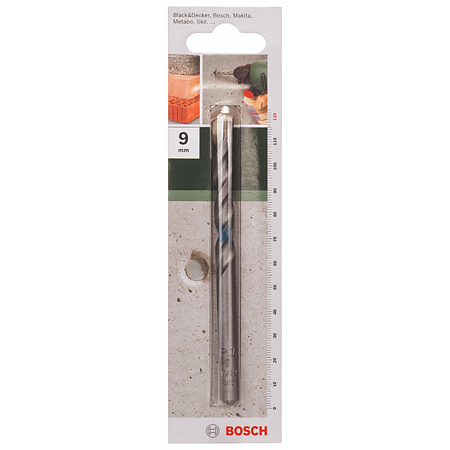 Burghiu Bosch, mandrina standard, pentru beton conform Iso 5468, 9 mm