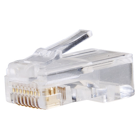 Set mufa RJ45 Emos, pentru cablu UTP CAT5E, transparent, 20 buc