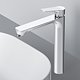 Baterie inalta pentru lavoar AM.PM Hit FTA92000, monocomanda, montaj blat, alama, finisaj cromat, cartus ceramic 35 mm