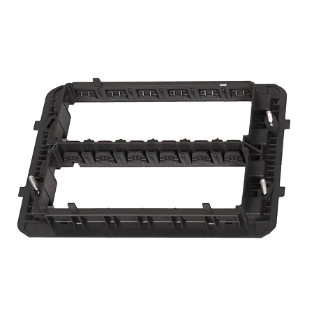 Placa suport 12 (6+6) module System/System Virna, Gewiss GW24241