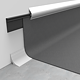Profil de scafa pentru cada cu margine flexibila 101, Set Prod, PVC, alb, 2,5 m