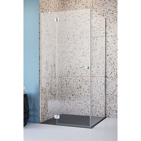 Cabina dus Radaway Torrenta KDJ, montaj stanga, sticla 6 mm, transparent, 90 x 90 x 1950 cm
