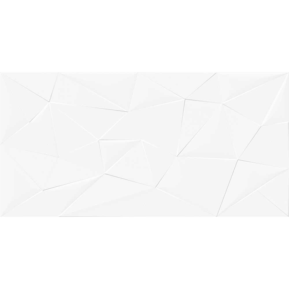 Faianta baie rectificata Star Sugar, alb, mat, model, 60 x 30 cm alb