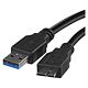 Cablu hard disk USB 3.0 Emos, tata A - tata micro B, 1 m Cablu hard disk USB 3.0 Emos, tata A - tata micro B, 1 m