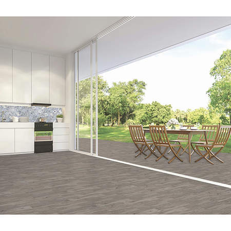 Gresie interior/exterior Cesarom Rovere, portelanata, grej, mat, aspect parchet, R9, PEI 4, grosime 9 mm, 60 x 30 cm