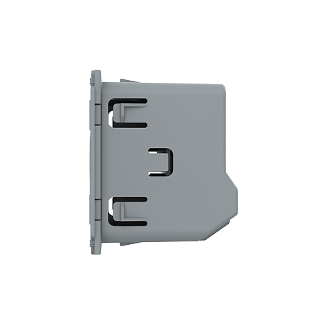 Modul intrerupator inteligent EC simplu tactil Livolo VL-FC1Z2-2G, gri, 46.5 x 46.5 x 37 mm