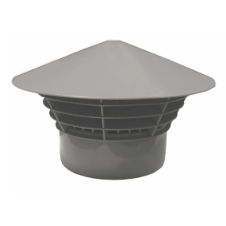 Caciula ventilatie Valrom, pp, gri, diametru 110 mm Caciula ventilatie Valrom, pp, gri, diametru 110 mm
