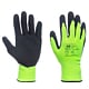 Manusi protective Palawan DCT, textil, negru/verde, marimea 9