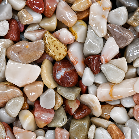 Pietre naturale colorate pentru covoare decorative Isomat Natural colored stones, 2-4 mm, Arabescato, interior / exterior, 25 kg