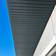 Lambriu metalic perforat Saturn, gri, RAL 7024, mat structurat, grosime 0.45 mm, 3 x 0.26 m