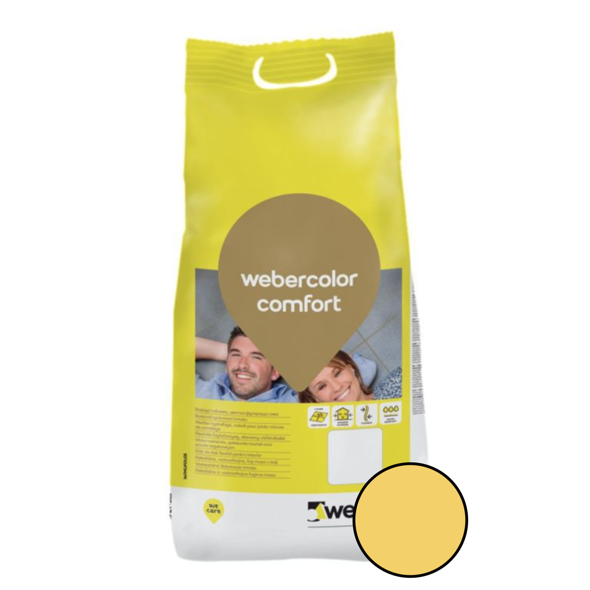 Chit de rosturi Weber Color Comfort interior/exterior Honey 2Kg