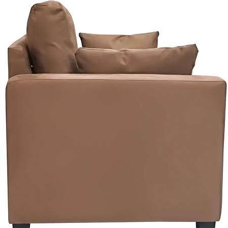 Canapea extensibila 2 locuri New Apartment, culoare ciocolata, 2 perne, model tip scandinav, 149 x 87 x 91 cm (Lxlxh) Canapea extensibila 2 locuri New Apartment, culoare ciocolata, 2 perne, model tip scandinav, 149 x 87 x 91 cm (Lxlxh)
