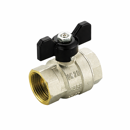Robinet apa cu bila Tiemme, filet interior-interior, alama, racord 3/4"