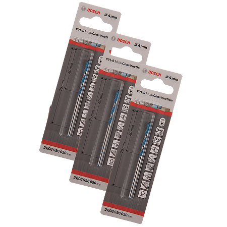 Burghiu Bosch CYL-9 Multi Construction, multifunctional, 4 mm