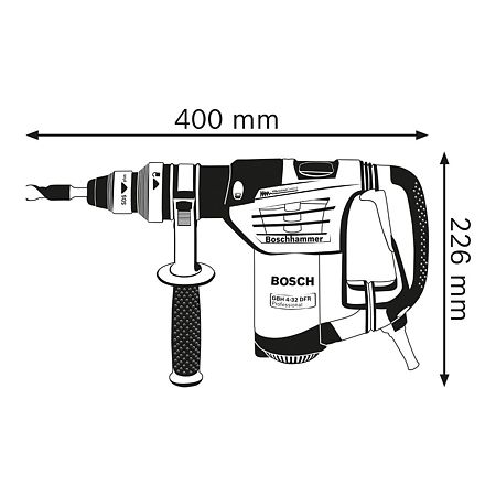 Ciocan rotopercutor Bosch GBH 4-32 DFR, SDS+, 3 functii, 900 W, mandrina schimbare rapida
