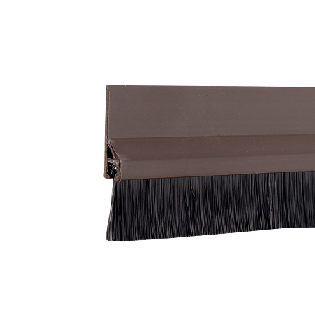 Prag izolator PVC cu perie Geko Staff, maro, 40 mm x 98 cm Prag izolator PVC cu perie Geko Staff, maro, 40 mm x 98 cm