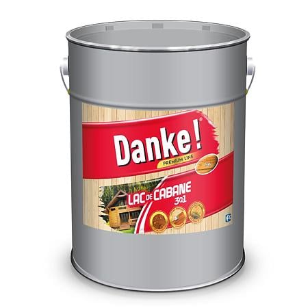 Lac pentru cabane 3 in 1 Danke, cires, interior/exterior, 10 l