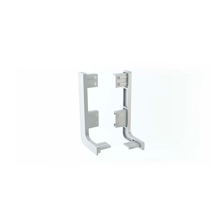 Terminatie stanga-dreapta pentru profil Gola orizontal CF8070TP, Scilm, plastic, 4,9 cm