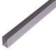 Profil tip U, aluminiu, 12 x 18 x 0,7 mm, L 2 m