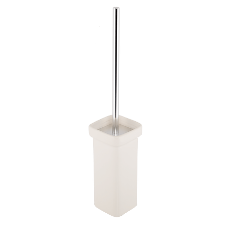 Perie WC de perete Romtatay Flat, ceramica, alb, 10 x 10 x 45 cm