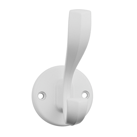 Cuier metalic Diva 544 Teko, aluminiu, alb mat, 95 x 55 mm