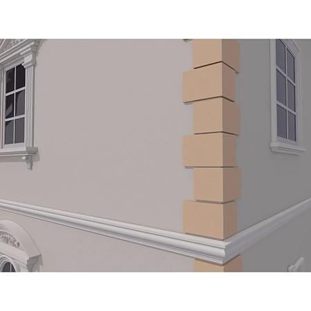 Coltar decorativ FPCL05, polistiren EPS100 + mortar, 350 x 35 x 250 mm