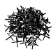 Distantier placi ceramice, tip cruce, refolosibili, polipropilena, negru, 1 mm, 100 bucati