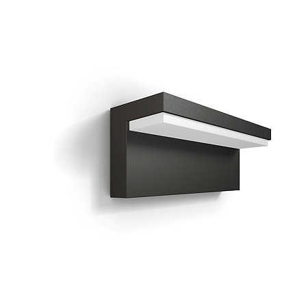 Aplica exterior Philips Bustan, 3.8 W, 2700 K, antracit, IP44