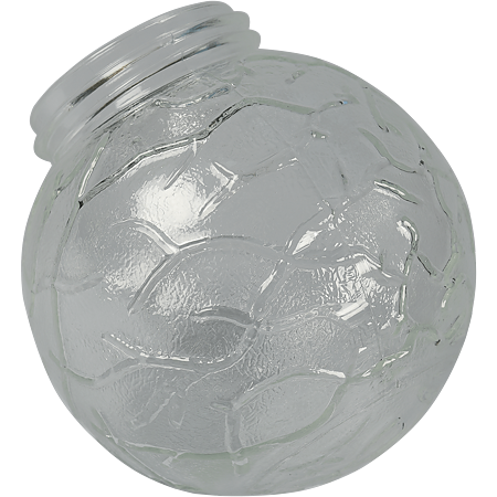 Glob aplica pentru baie, sticla semitransparenta, 150 mm
