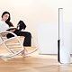 Ventilator turn Taurus Babel Invisible, 30 W, 3 moduri, 12 trepte, alb, H 101 cm