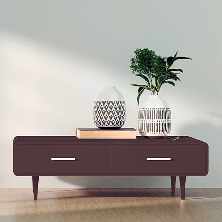 Vopsea pentru lemn/metal, Oskar Aqua Matt, interior/exterior, pe baza de apa, maro eclectic, 2.5 L