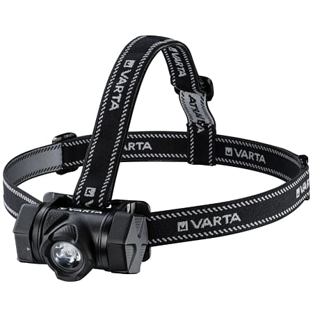 Lanterna LED Varta Indestructible H20 Pro, 350 lm, 2 moduri de lumina, curea reglabila, IP67