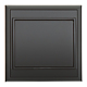 Priza simpla ingropata cu capac Abex Schuko 2P+T, 4000 W, 16 A, IP 44, negru