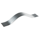 Maner AA319, aluminiu, anodizat periat, 128 mm