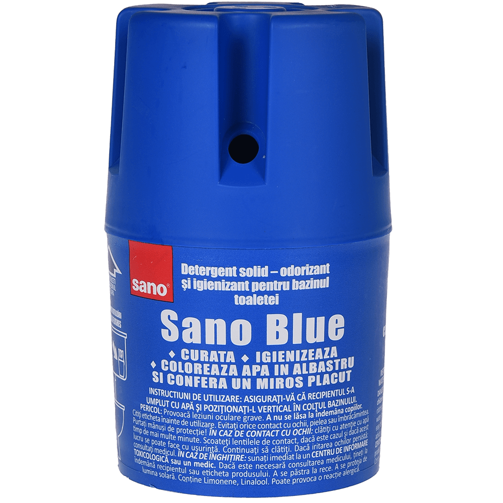 Detergent solid pentru toaleta, Sano, blue, 150 g 150