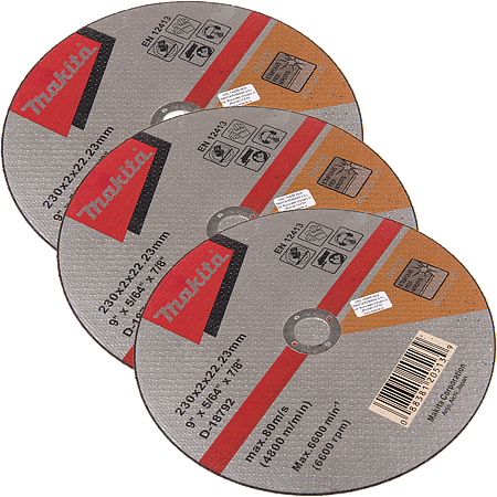 Disc debitare inox, Makita D-18792, 230 x 22.23 x 1.9 mm