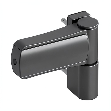 Balama 3D pentru usa din PVC, aluminiu, 14-18 mm, 105 mm, antracit RAL 7016