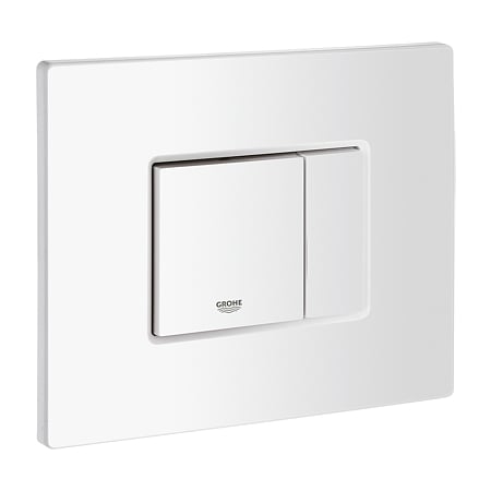Placa de actionare rezervor WC Grohe Skate Cosmopolitan, 15.6 x 19.7 cm, alb
