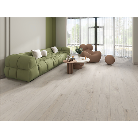 Pardoseala SPC 4+1 mm Ohio 8003, nuanta deschisa, bej, lemn, clasa de trafic 32, click unilin 2G, folie izolatoare atasata, 1220 x 180 mm