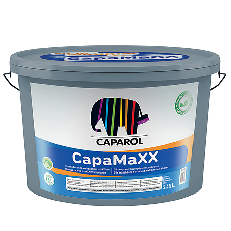 Vopsea lavabila CapaMaxx B2 Caparol, interior, alba, 2,45 l