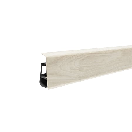 Plinta Indo stejar alb PVC, Arbiton, 70 x 26 mm x 2.5 m