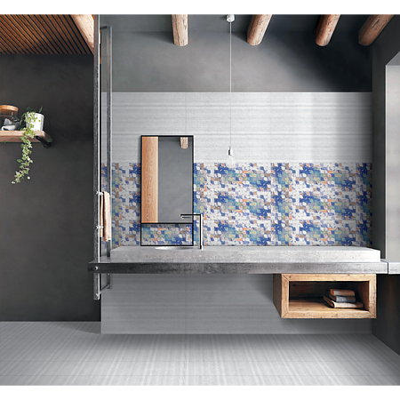 Faianta baie rectificata PL-82040-HL1, multicolor, mat, model, 75 x 25 cm